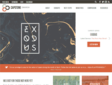 Tablet Screenshot of capstonechurch.org